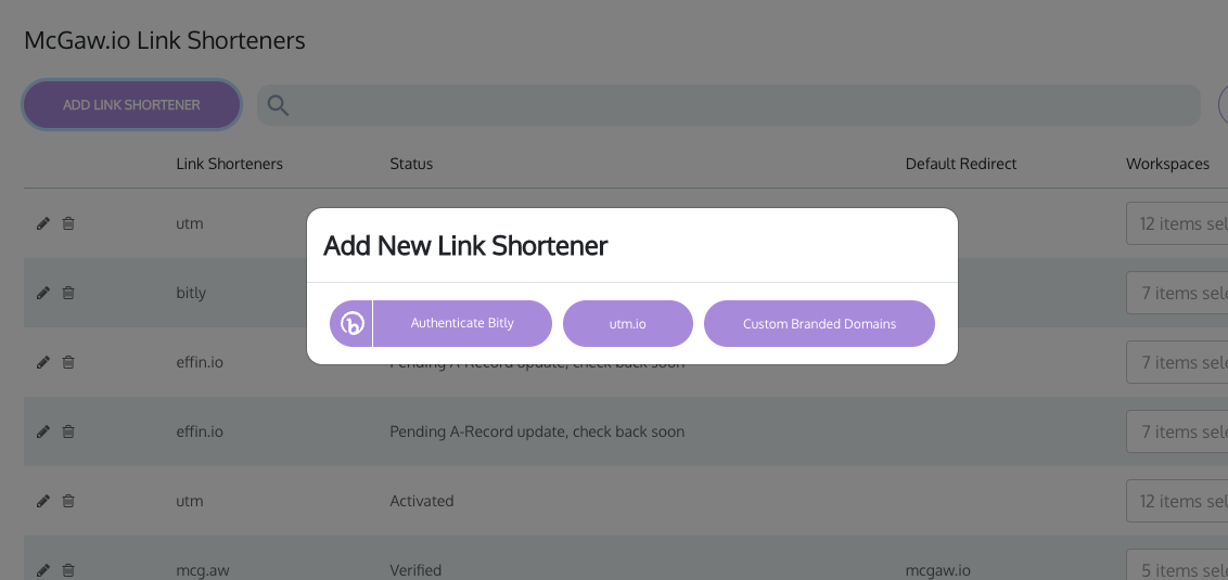 Configuring Custom Branded Domains