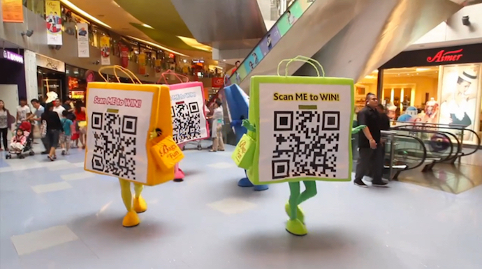 vivocity qr code campaign